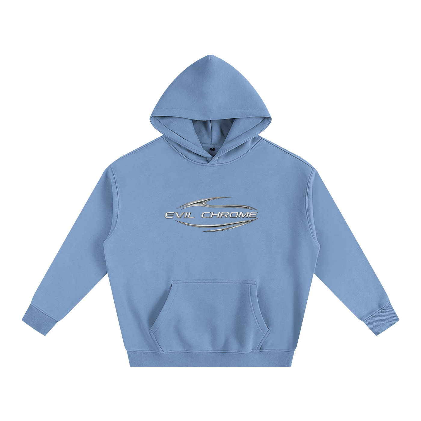EVIL CHROME Oversize Fleeced Hoodie