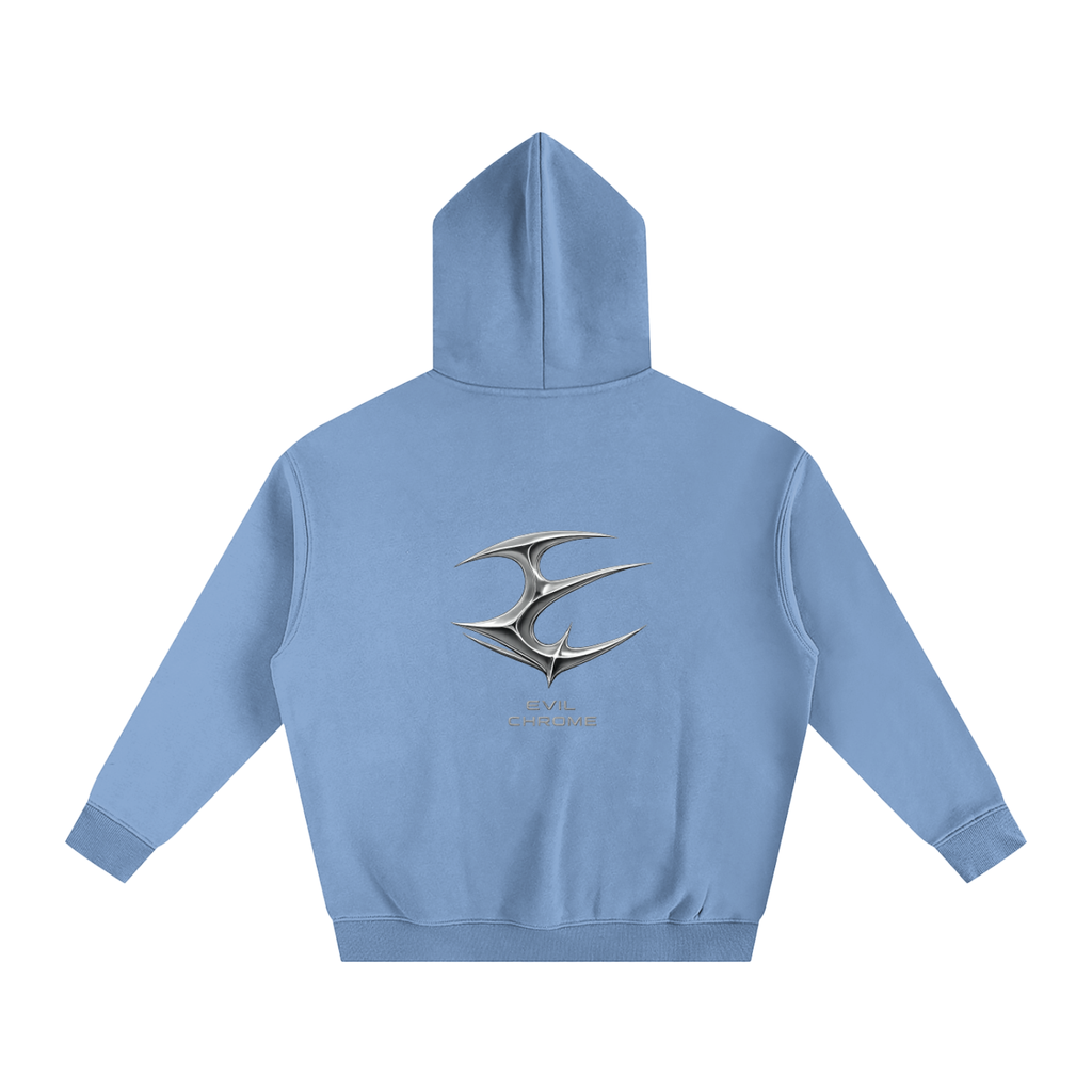 EVIL CHROME Oversize Fleeced Hoodie