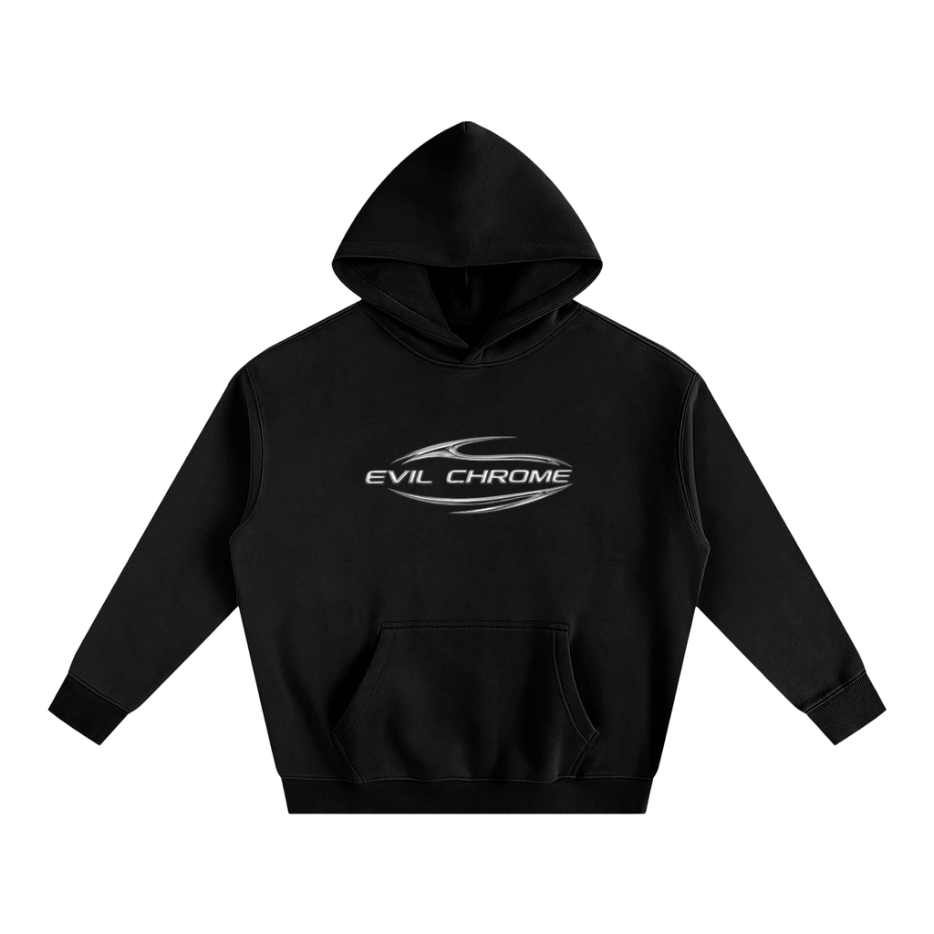 EVIL CHROME Oversize Fleeced Hoodie
