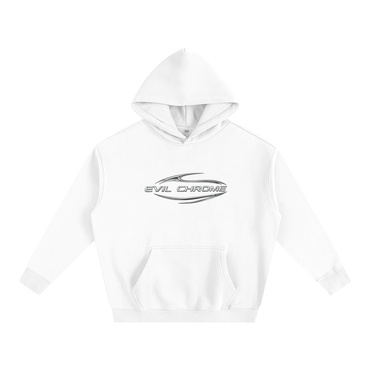 EVIL CHROME Oversize Fleeced Hoodie